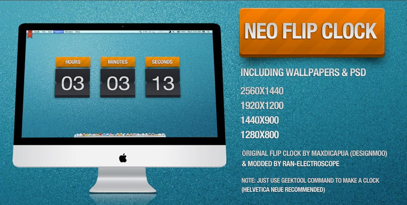 Neo Time. Click NEO FLIP CLOCK by RAN-ELECTROSCOPE on DeviantArt