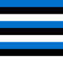 Estonia in style of its national capital's flag