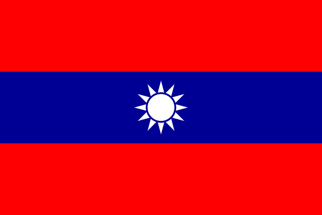 Triband style China (ROC) flag by familyfather on DeviantArt