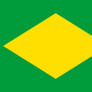 Minimalist Brazilian flag