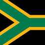 South African flag with ANC colors only