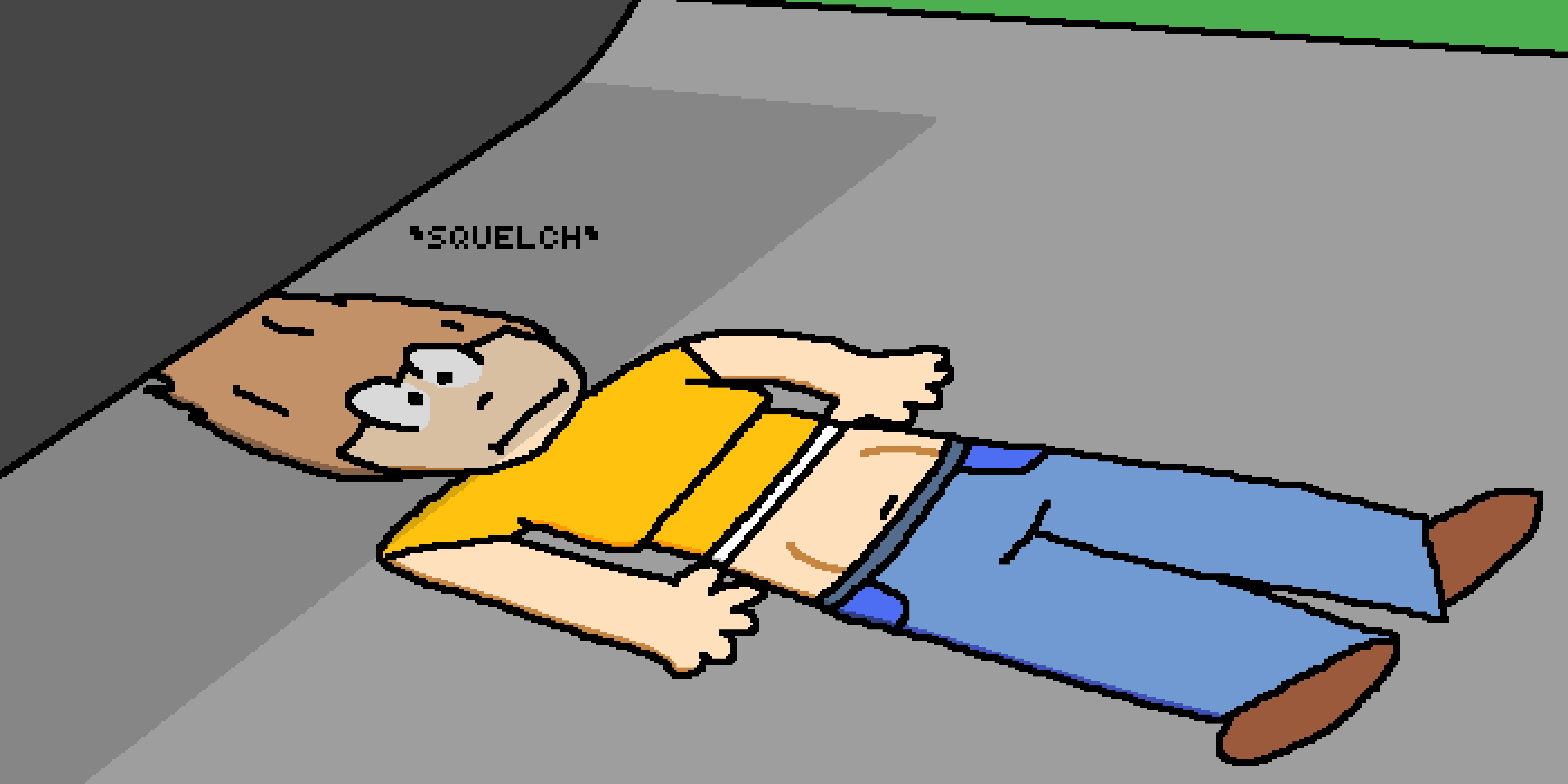 Squashed Bender Squashed on the Street by squishies1099 on DeviantArt