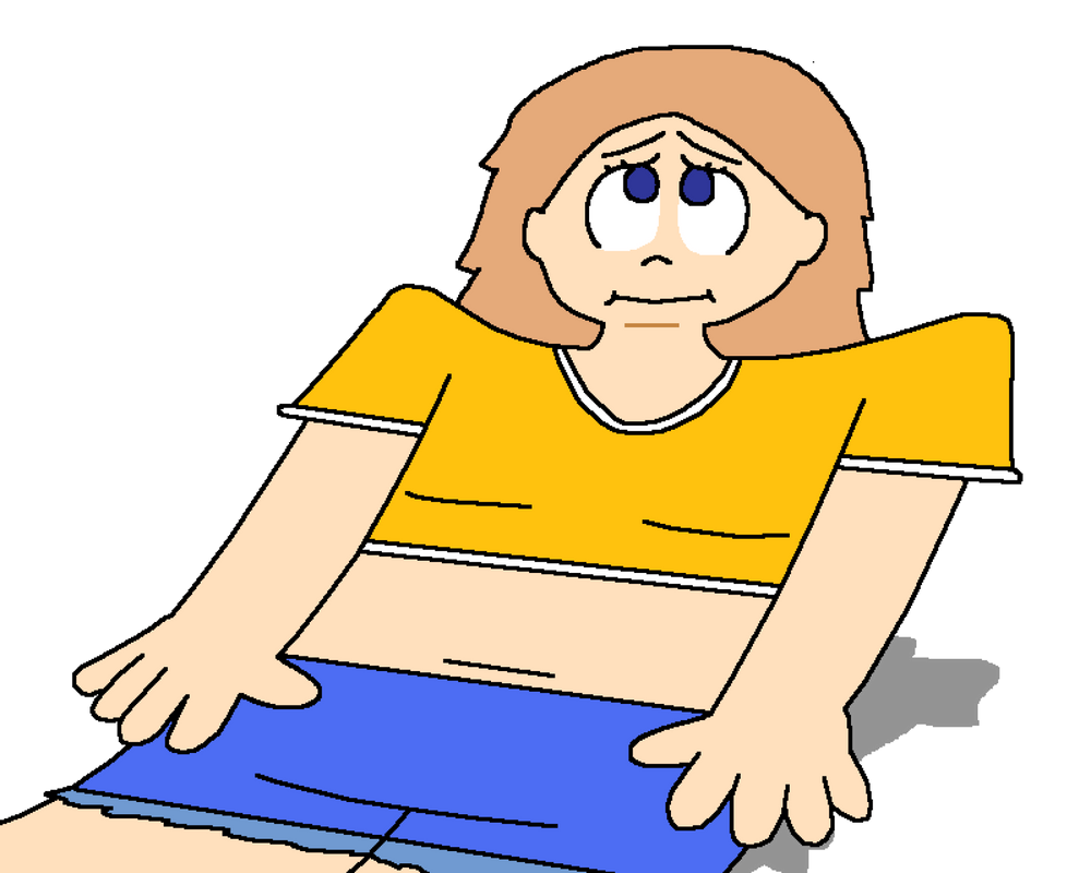 Flattened Woman by squishies1099 on DeviantArt