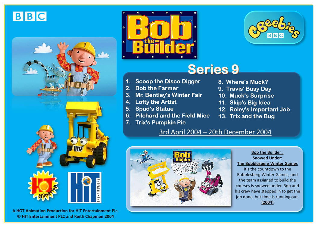 Bob The Builder Series 9 and Snowed Under by gikesmanners1995 on