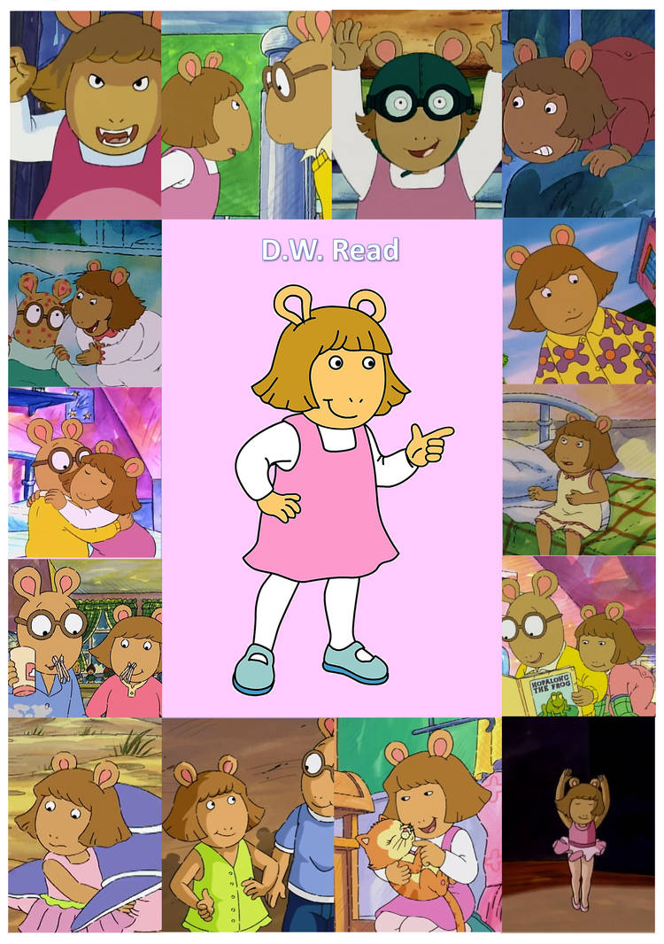 Arthur Characters - D.W. Read by gikesmanners1995 on DeviantArt