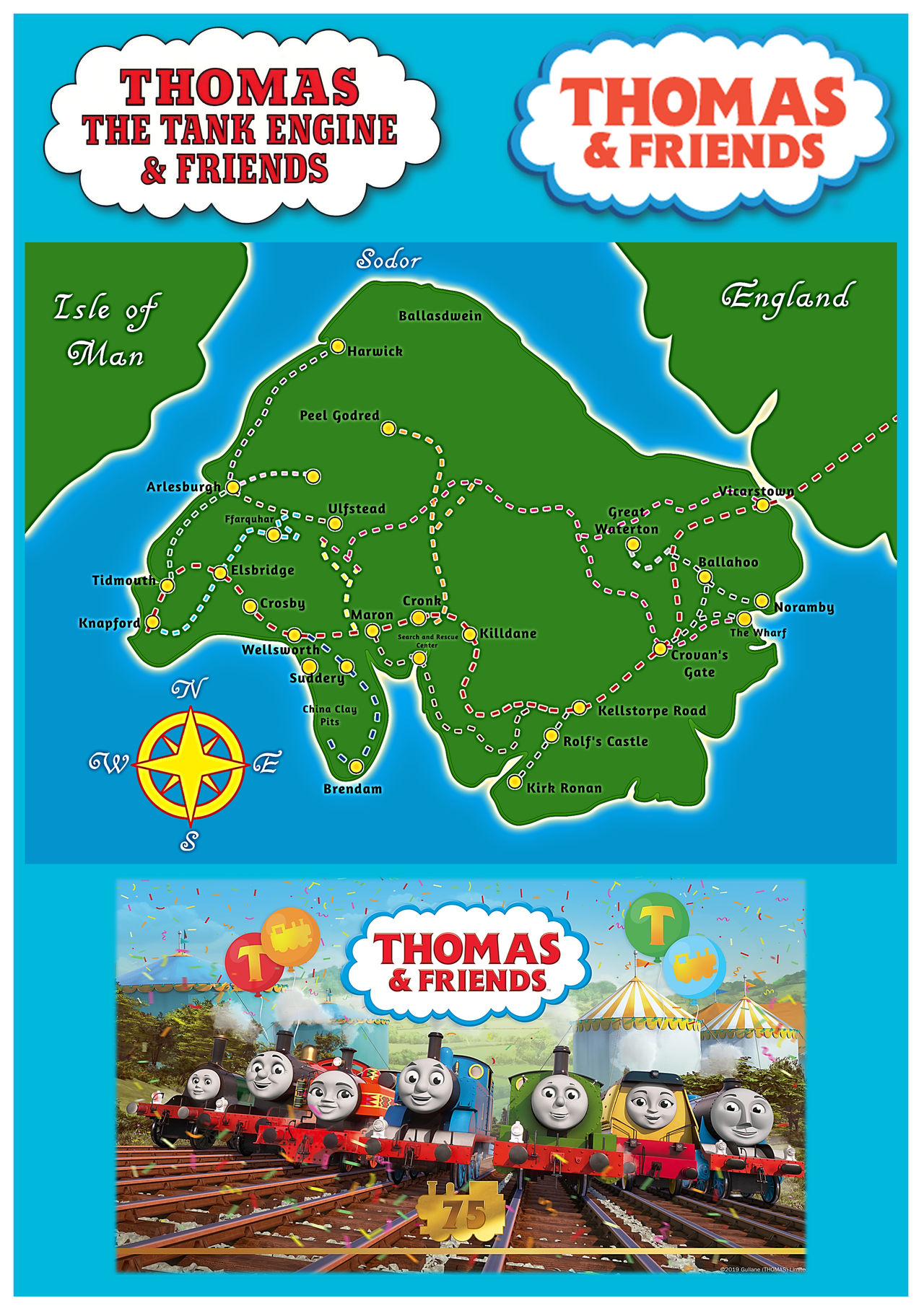 Thomas and Friends - Island of Sodor by gikesmanners1995 on DeviantArt