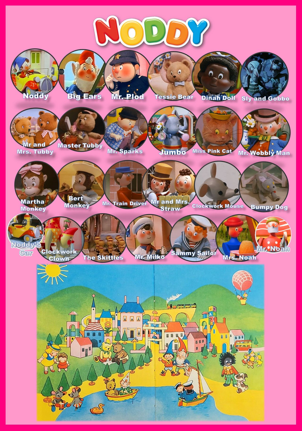 Noddy Cast of Characters by gikesmanners1995 on DeviantArt