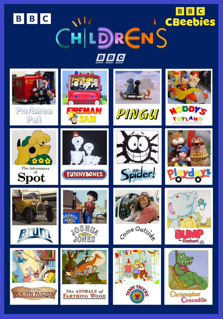 BBC Children's TV Programmes from the 1991 - 1994 by gikesmanners1995 ...