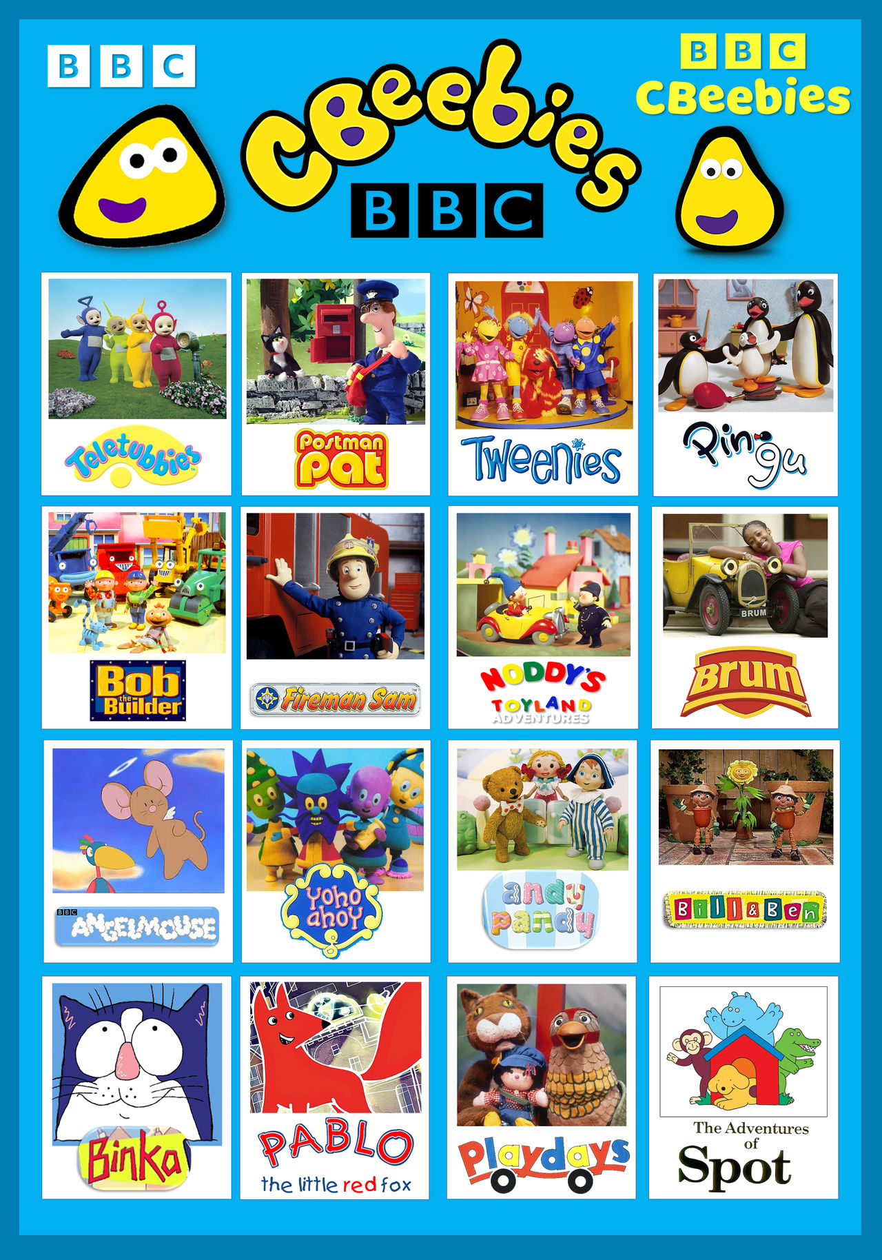 Cbeebies Classic Tv Programmes By Gikesmanners1995 On Deviantart