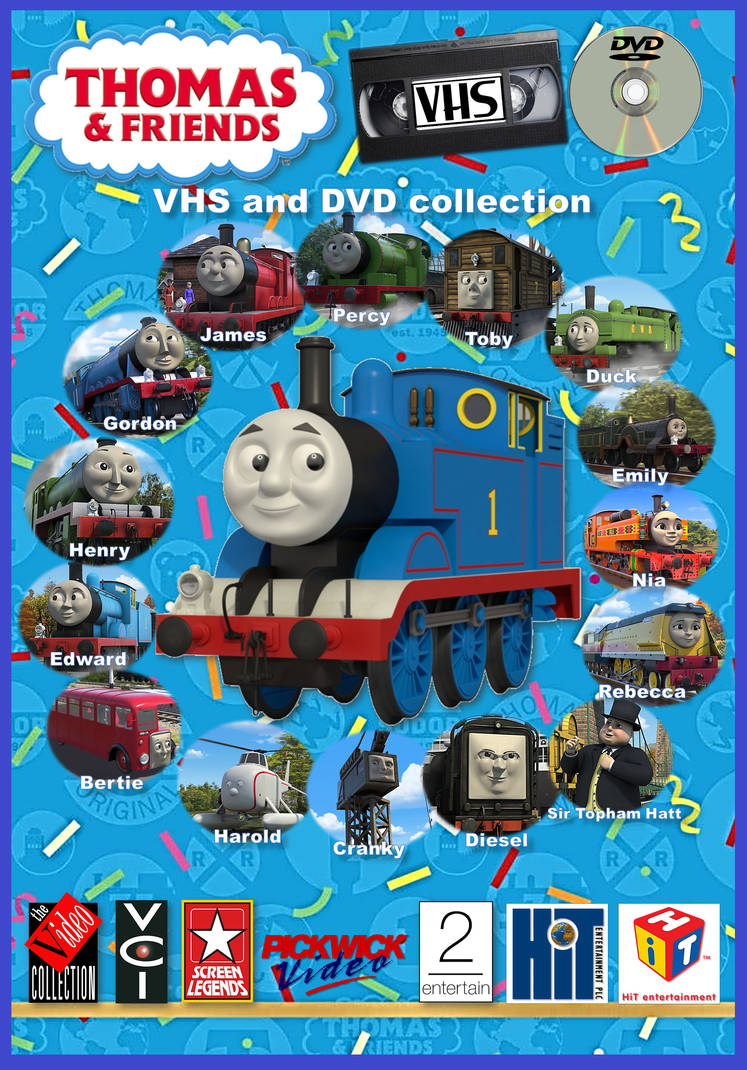 Thomas and Friends VHS and DVD Collection by gikesmanners1995 on DeviantArt