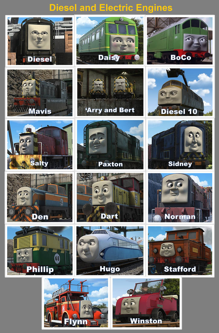Diesel Electric Engines From Thomas And Friends By Gikesmanners1995 On diesel-electric-engines-from-thomas-and-friends-by-gikesmanners1995-on