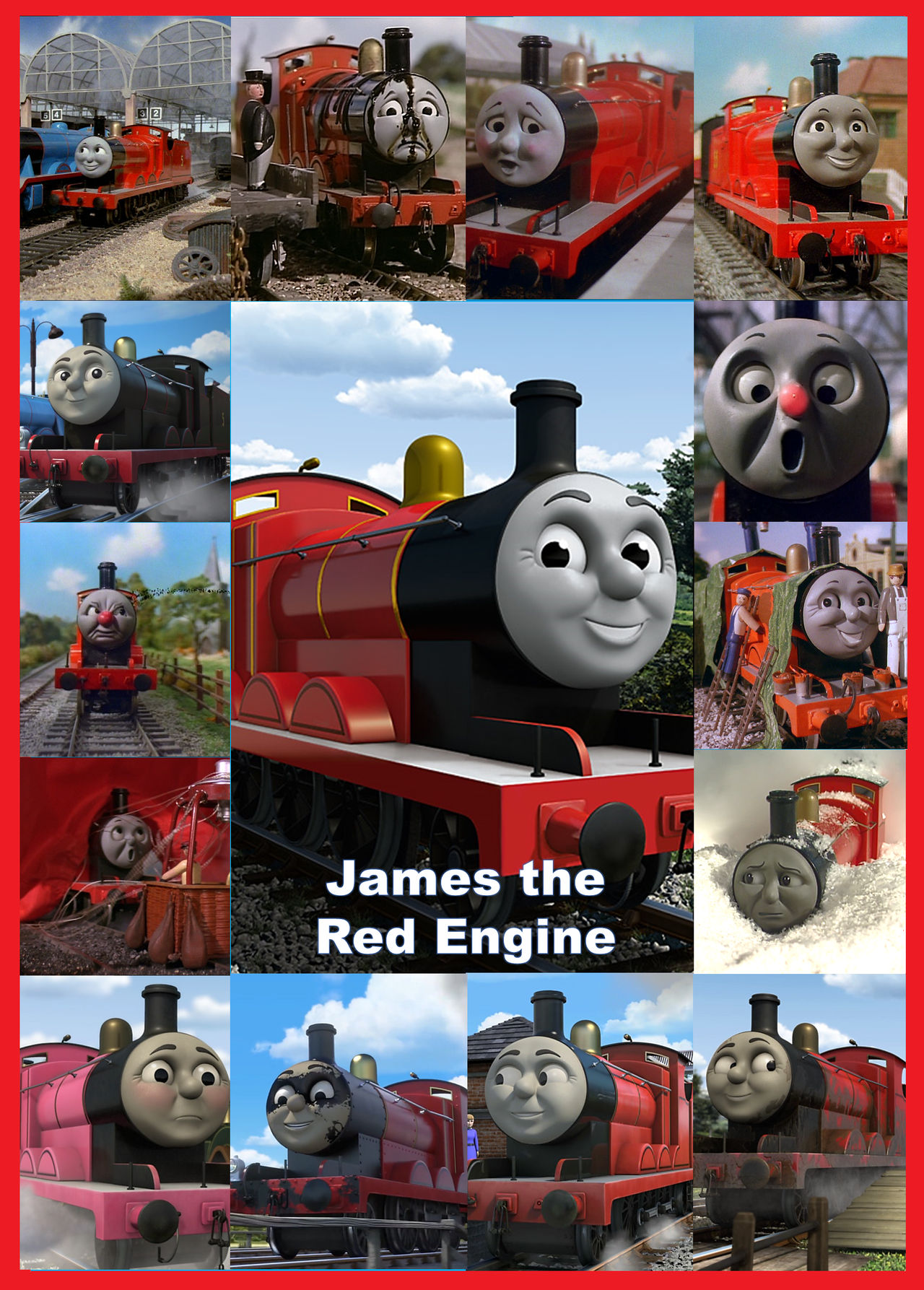 Characters of the Railway Series: James the Red Engine