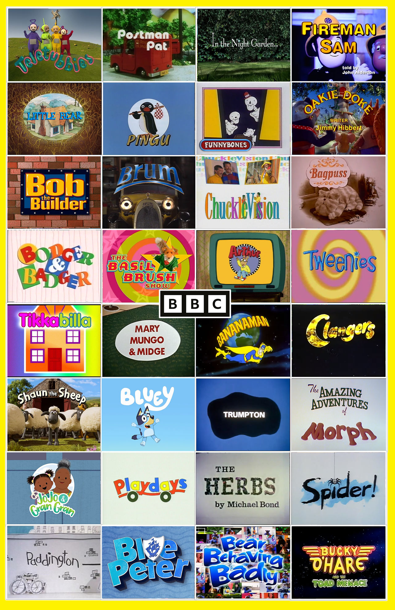 BBC (CBBC and CBeebies) screencaptures by gikesmanners1995 on DeviantArt