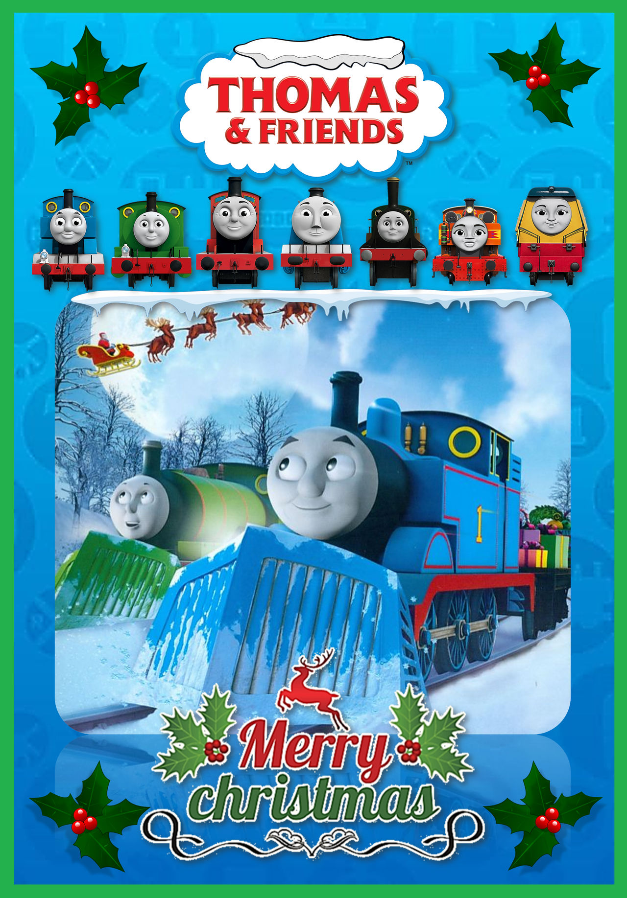 Merry Christmas Thomas and Friends by gikesmanners1995 on DeviantArt