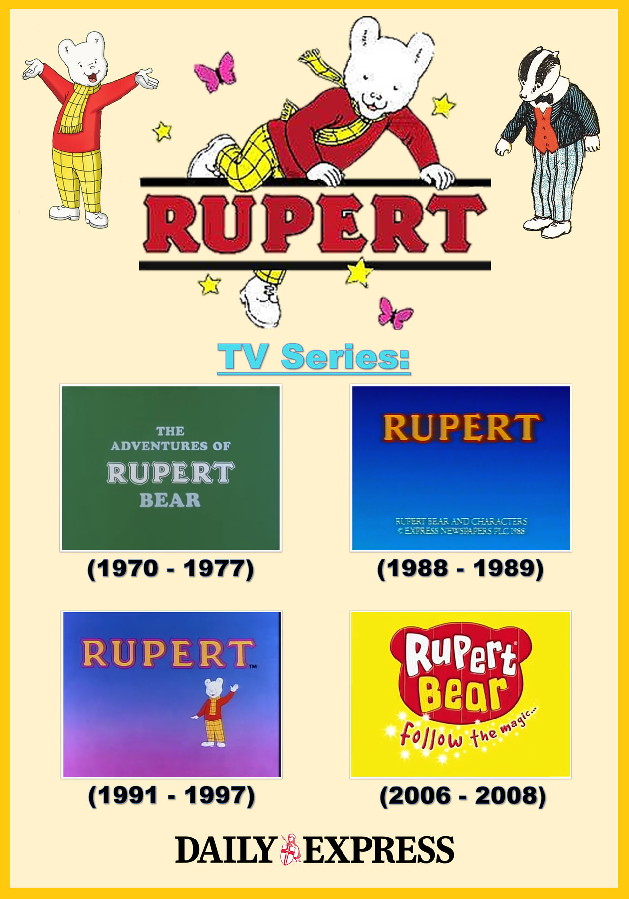 Rupert Bear franchises by gikesmanners1995 on DeviantArt