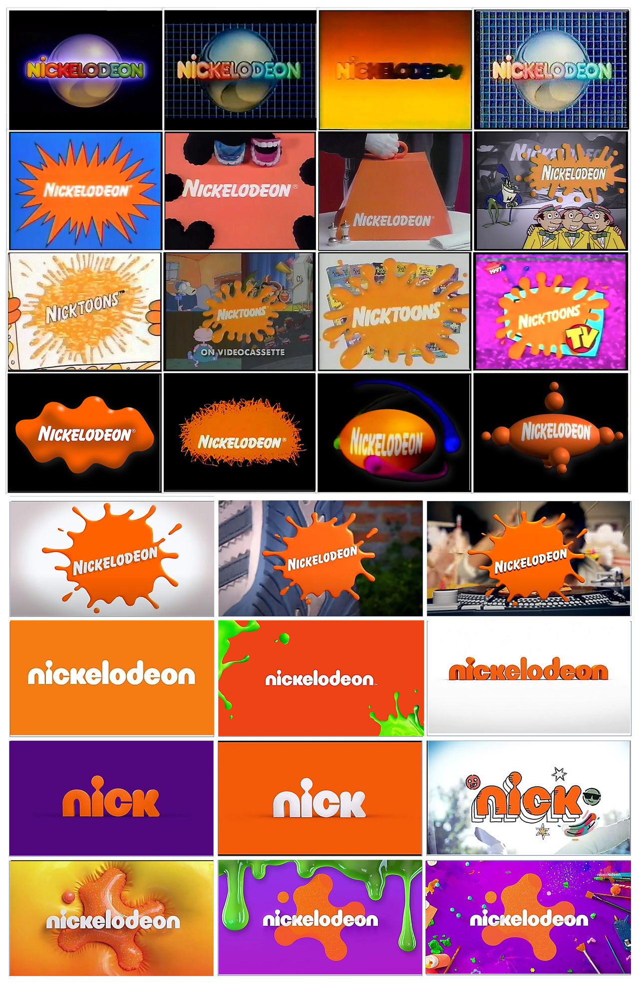 Nickelodeon TV idents by gikesmanners1995 on DeviantArt