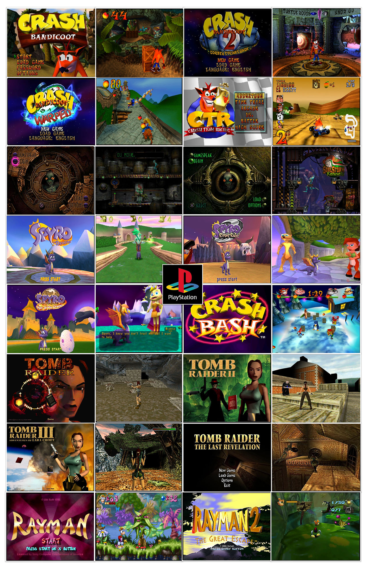 PlayStation 1 screencaptures by gikesmanners1995 on DeviantArt