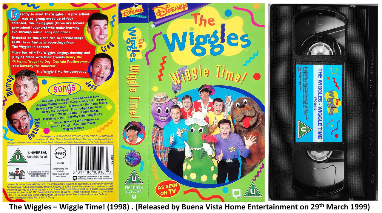 Wiggle Time The Wiggles - Wiggle Time UK VHS Cover and Tape by gikesmanners1995 on ...