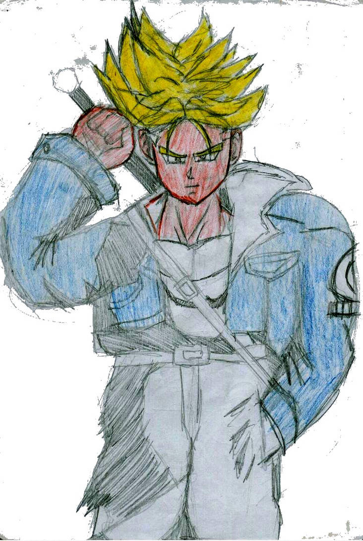 Trunks Pulling Sword by StuartJAtkinson on DeviantArt