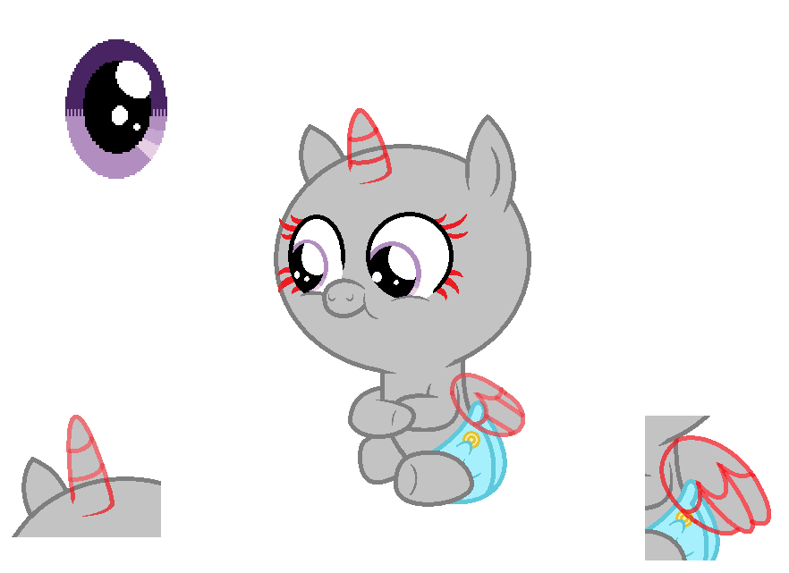 MLP Baby Color Guide Base (Version 2) by coco0419 on DeviantArt