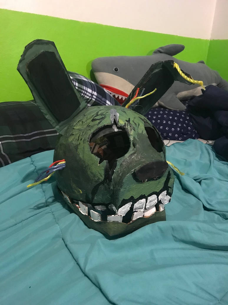 Springtrap Mask by Bluelightning733 on DeviantArt