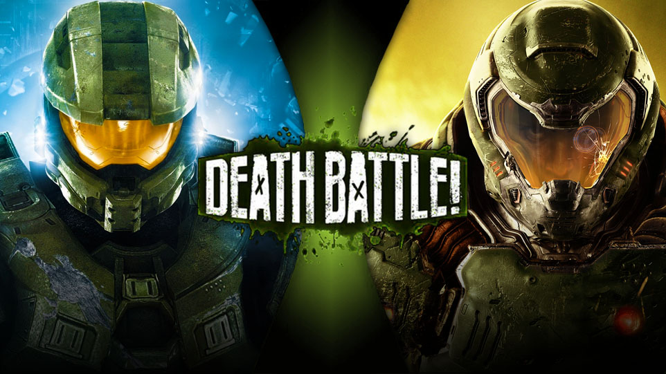 Death Battle Master Chief Vs Doomguy 2 By Bluelightning733 On
