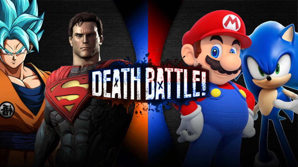 Death Battle Goku And Superman Vs Mario And Sonic By Bluelightning733 death-battle-goku-and-superman-vs-mario-and-sonic-by-bluelightning733