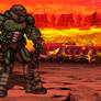 Kratos vs. Doomguy FIGHT