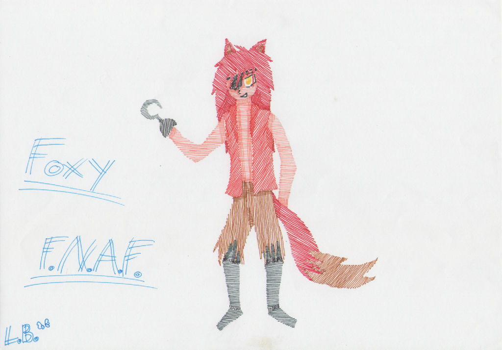 Foxy Humanized Humanized Foxy (FNAF) by Lady-Bloody7 on DeviantArt