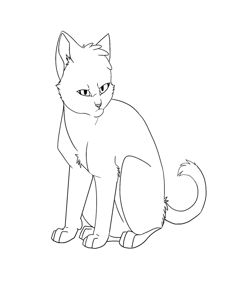 Cat Base Create Your Own Cat Character Lineart Warrior -  Norway