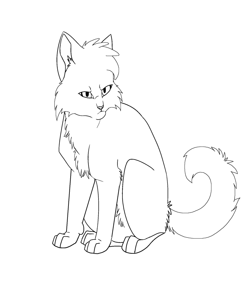 Warrior Cats character base- Long fur