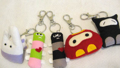 Gingkun keychains