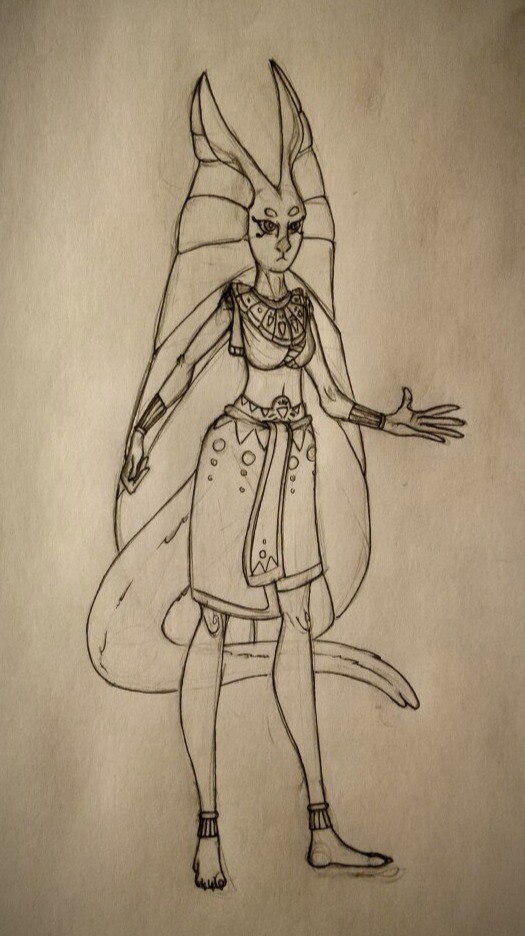 Egyptian rabbit (hare) by KagaminLight on DeviantArt