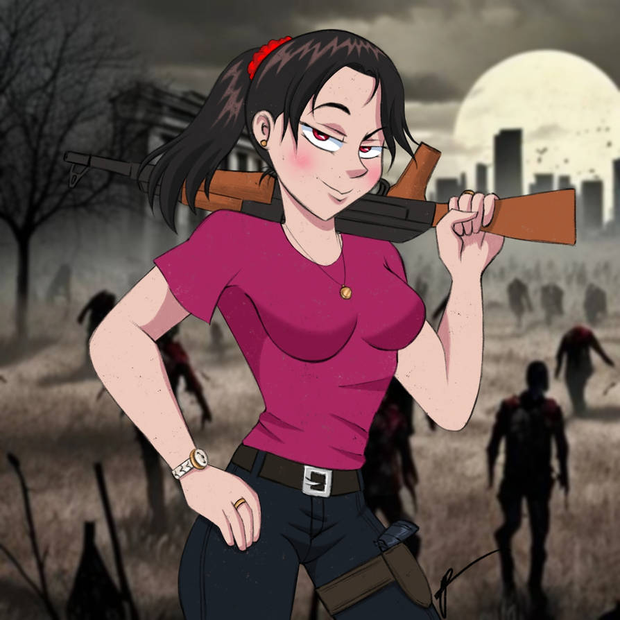 Me as survivor from zombie apocalypse by Daniebaby on DeviantArt