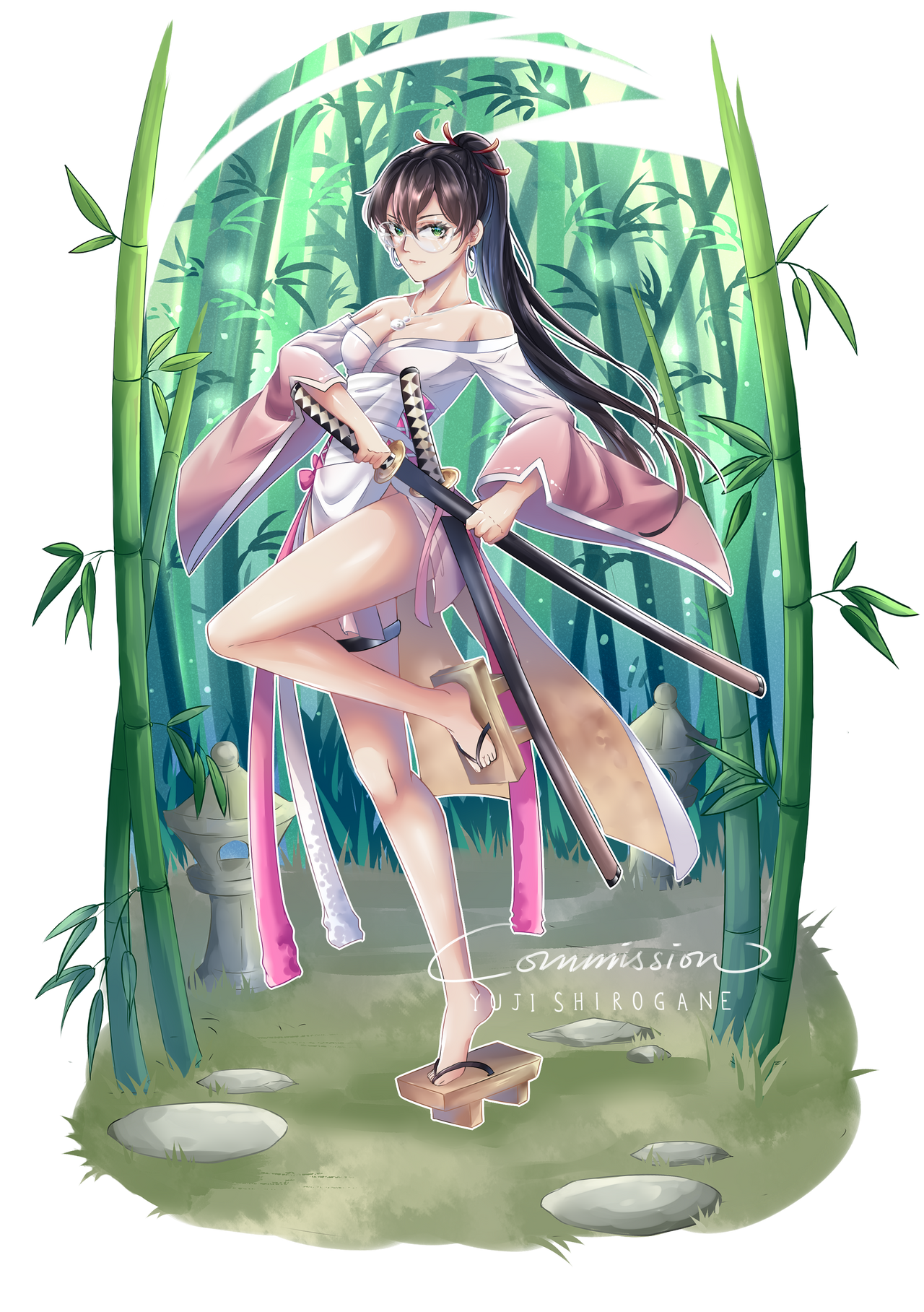 Comm] Samurai Princess Aldren by Yuji-shirogane on DeviantArt