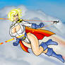 Power Girl Dogfight!