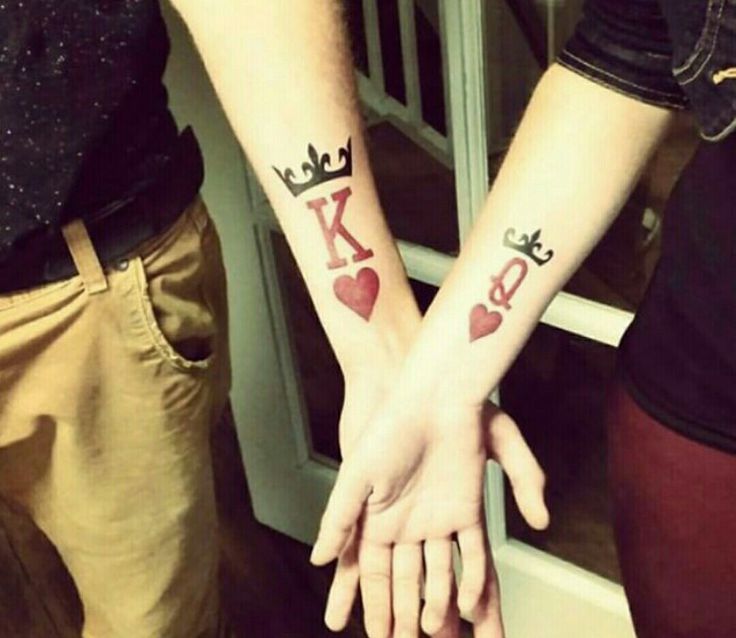 King and Queen, Couples Tattoo