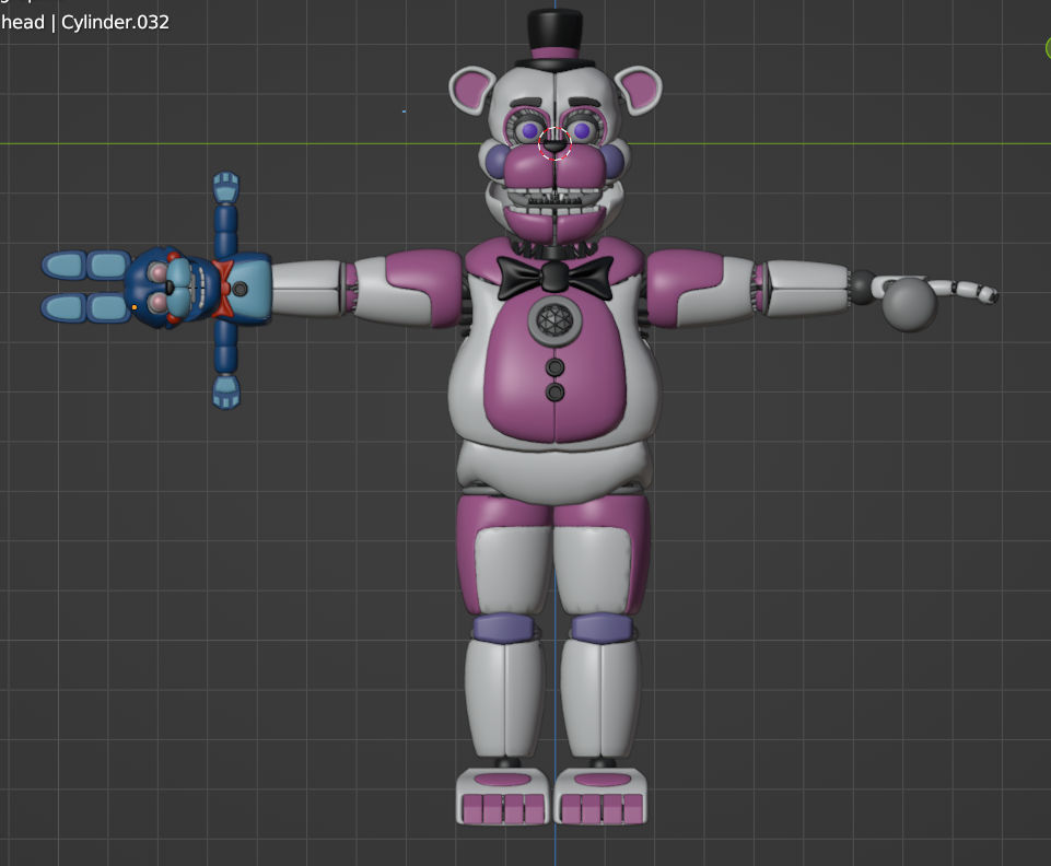 Stylized funtime freddy w.i.p. by faughst on DeviantArt