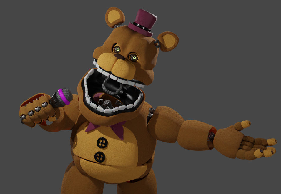 stylized fredbear model by faughst on DeviantArt