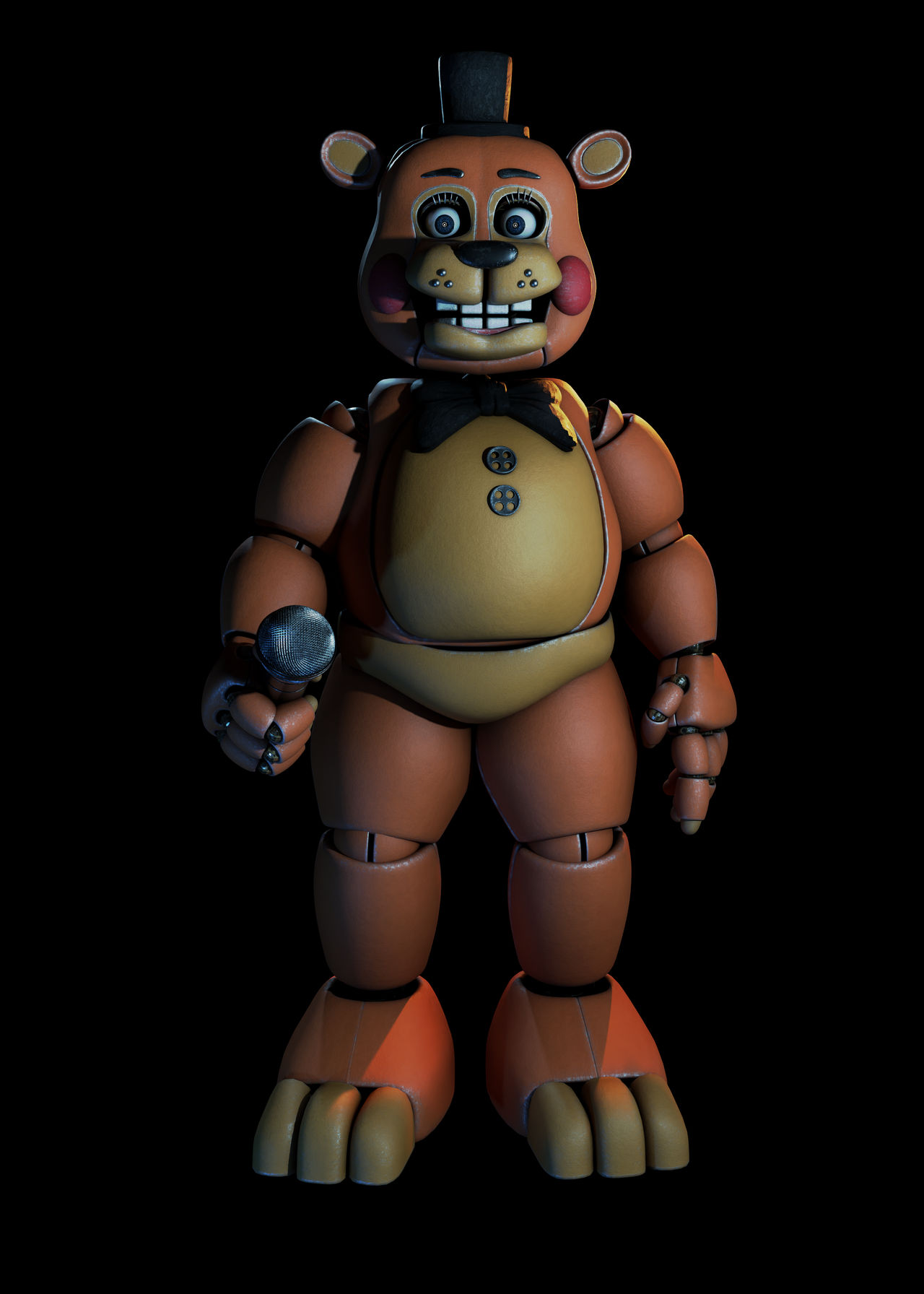Sen's Toy Freddy model release by faughst on DeviantArt