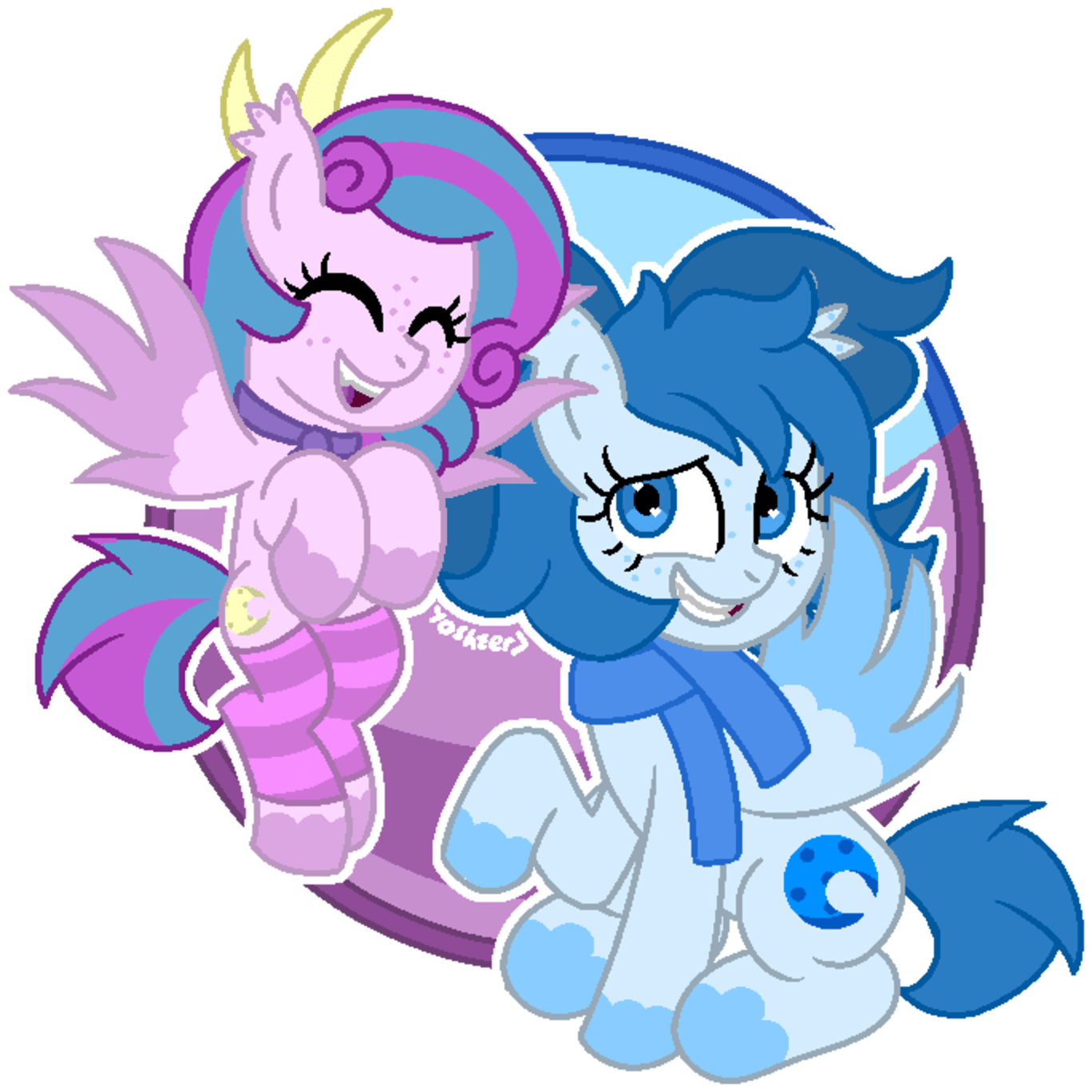 Lunar Tails - Pegasus Sisters by yoshter7 on DeviantArt