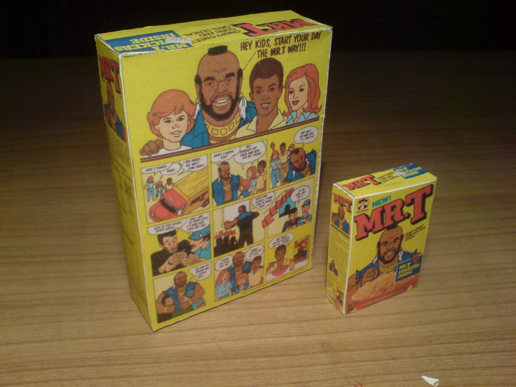 Mr T Cereal Backside