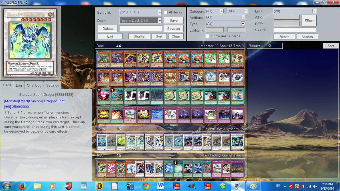 Character Deck Yusei Fudo Manga Deck by DragonKnight15 on DeviantArt