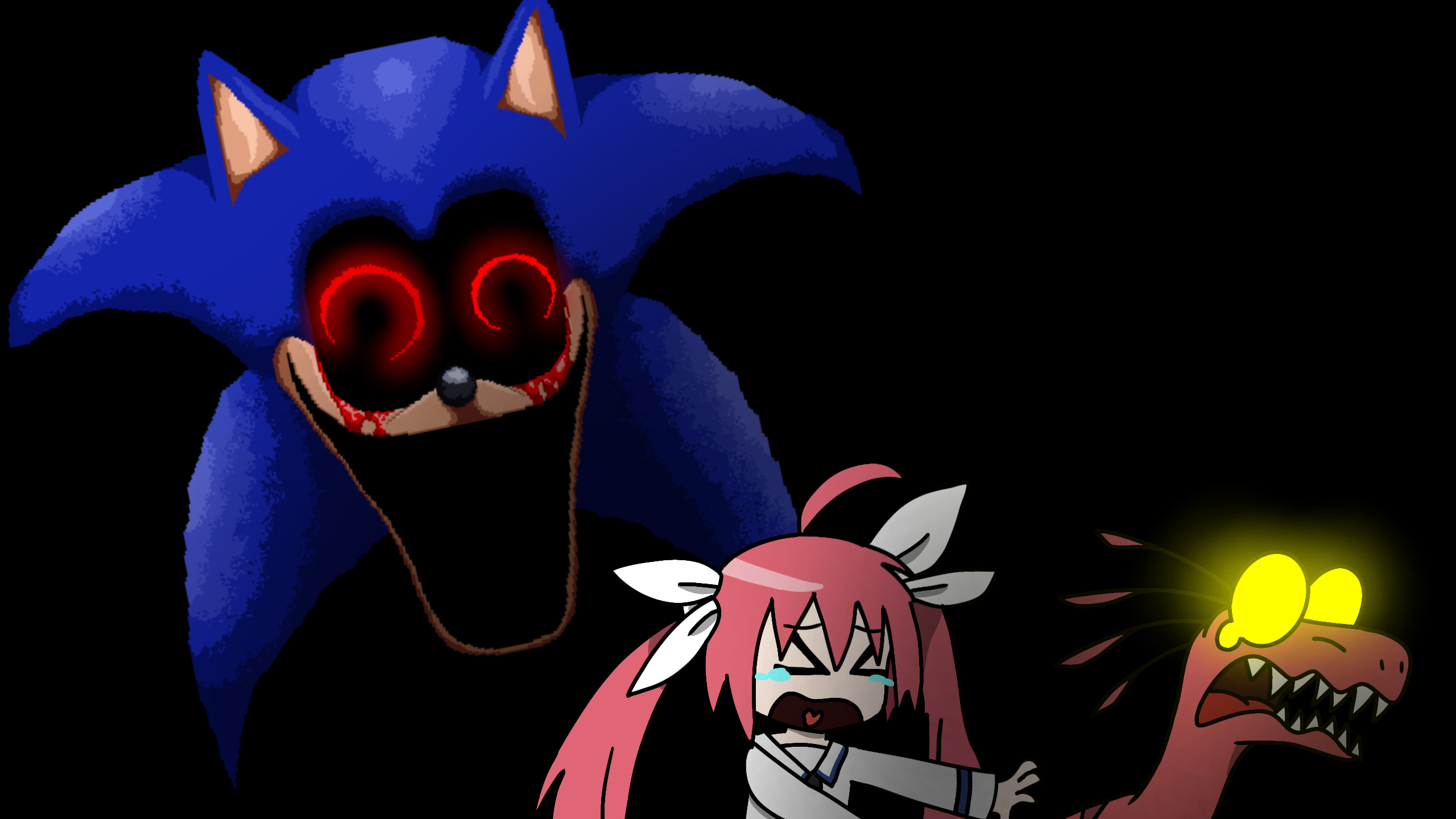 Kotori and crimson in sonic eyx world by glitchy1029 on DeviantArt