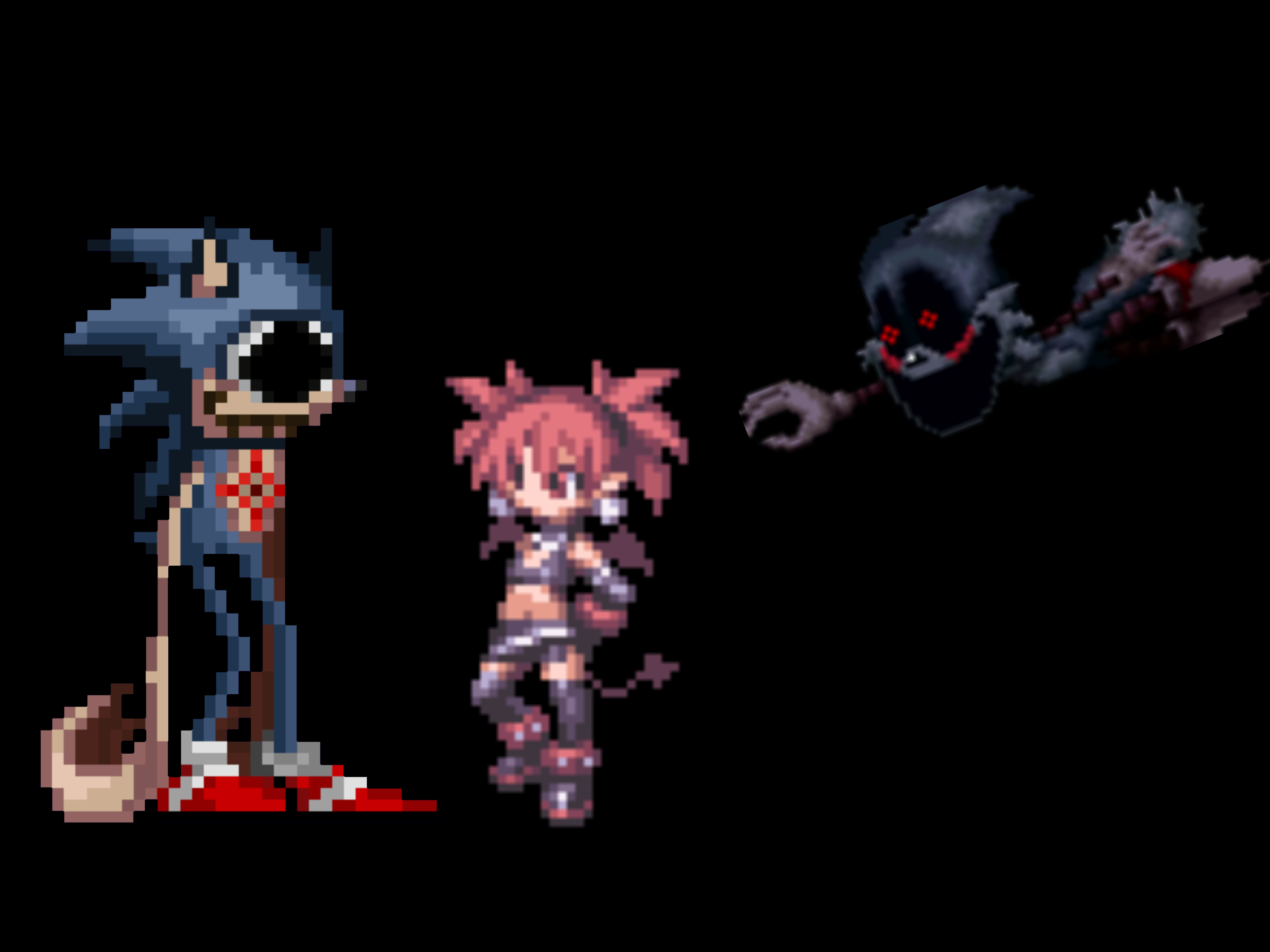 Sonic eyx crees to pixelguy09 pixel art