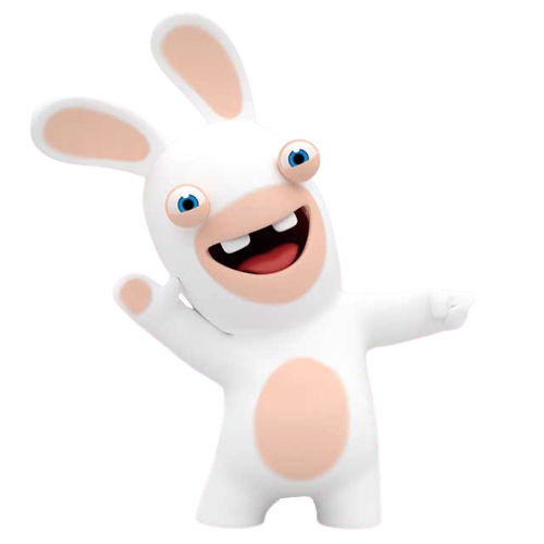 Rabbid render by glitchy1029 on DeviantArt