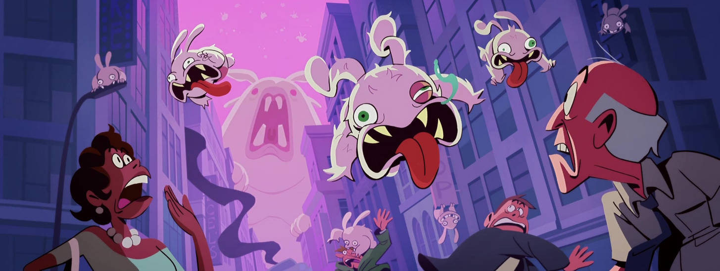 Killer rabies rabbids by glitchy1029 on DeviantArt