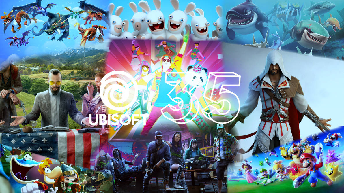Ubisoft 35 anniversary WALLPAPER UHD by glitchy1029 on DeviantArt