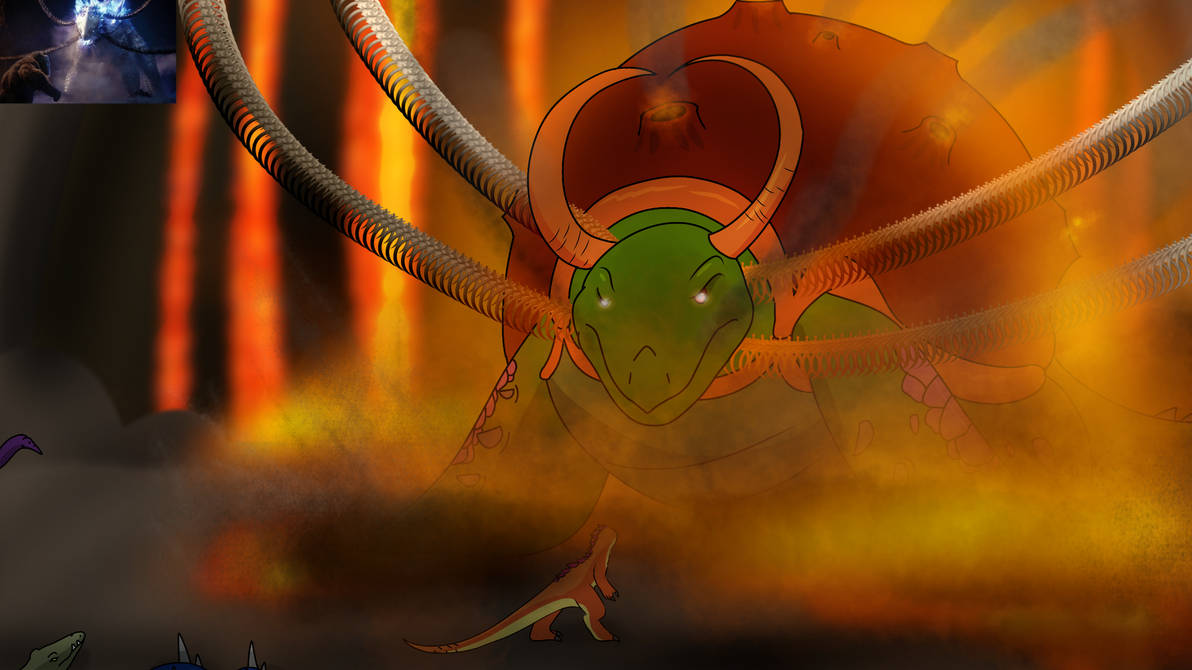 Magma tortoise chain up by glitchy1029 on DeviantArt