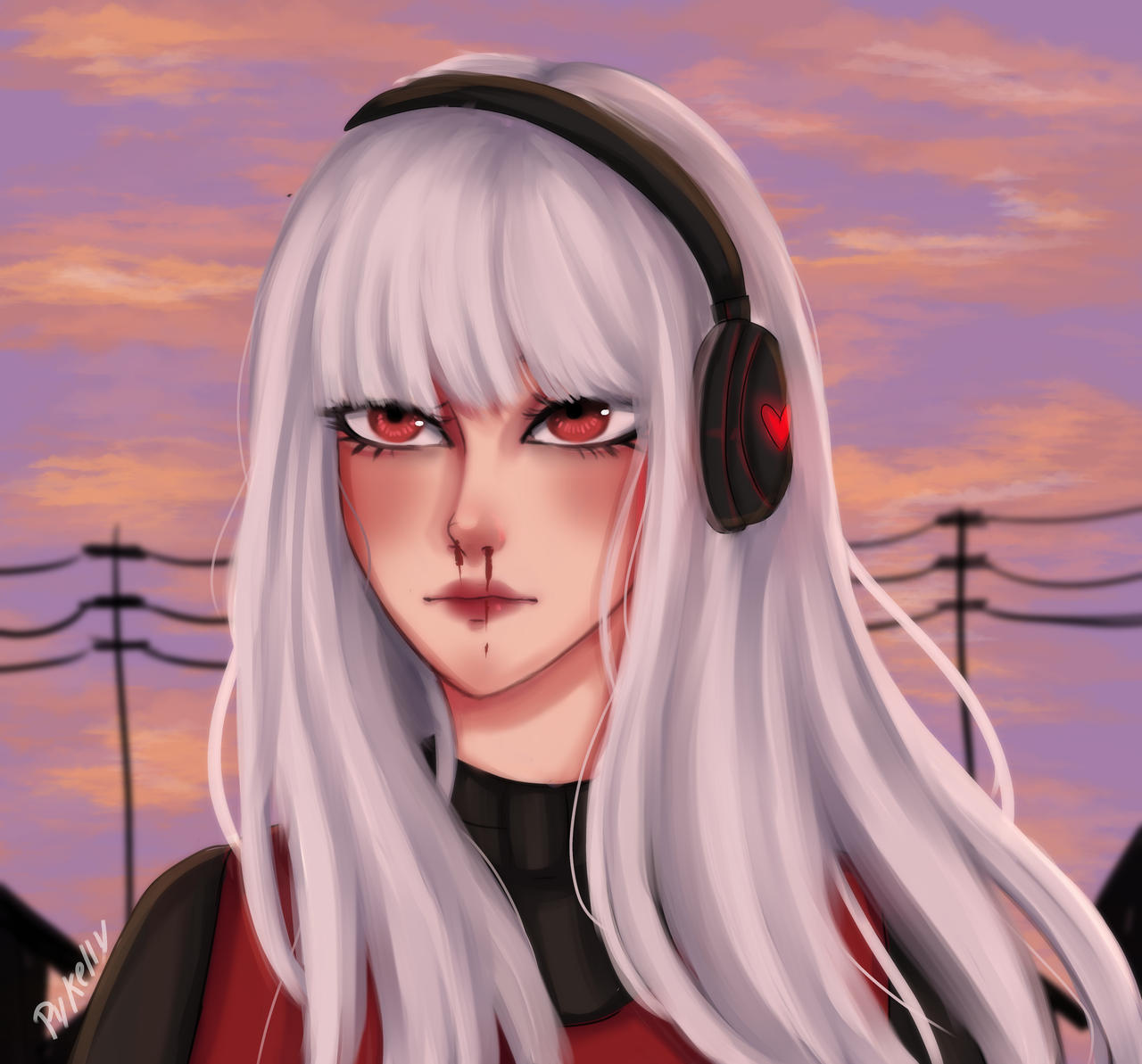 Blood|oc by Pykelly on DeviantArt